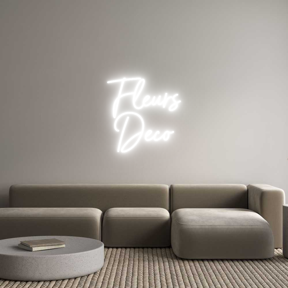 Custom Neon Sign Online Editor Fleurs
Déco