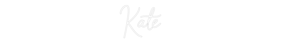Custom Neon Sign Online Editor Kate