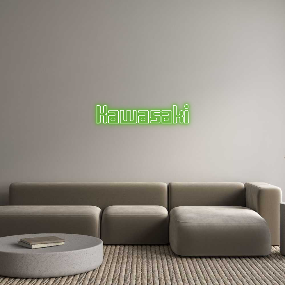 Custom Neon Sign Online Editor Kawasaki