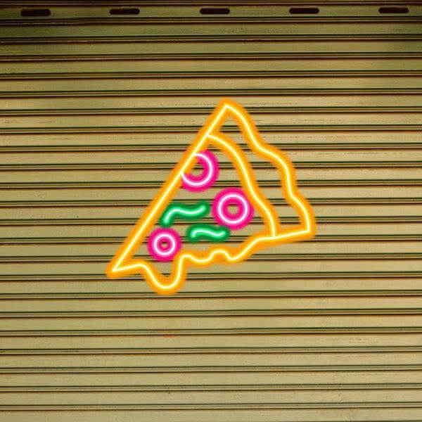 Enseigne de néon dirigée par la pizza - Made à Londres Restaurants Food Signons Neon