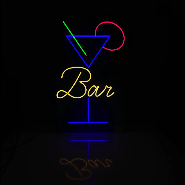 Bar Drink LED -Neonschild - Hergestellt in London Club Neon Zeichen