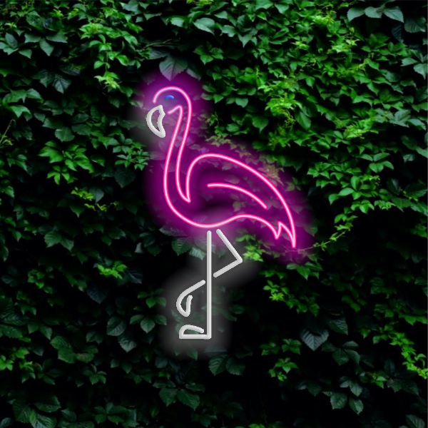 Flamingo LED Neon Sign - Planet Neon Made in London Neon Signs