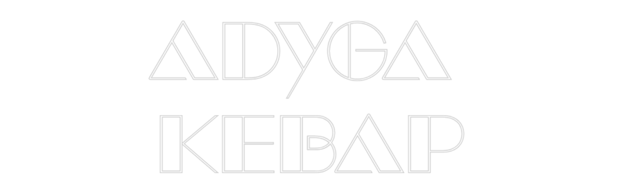 Custom Neon Sign Online Editor ADYGA 
Kebap