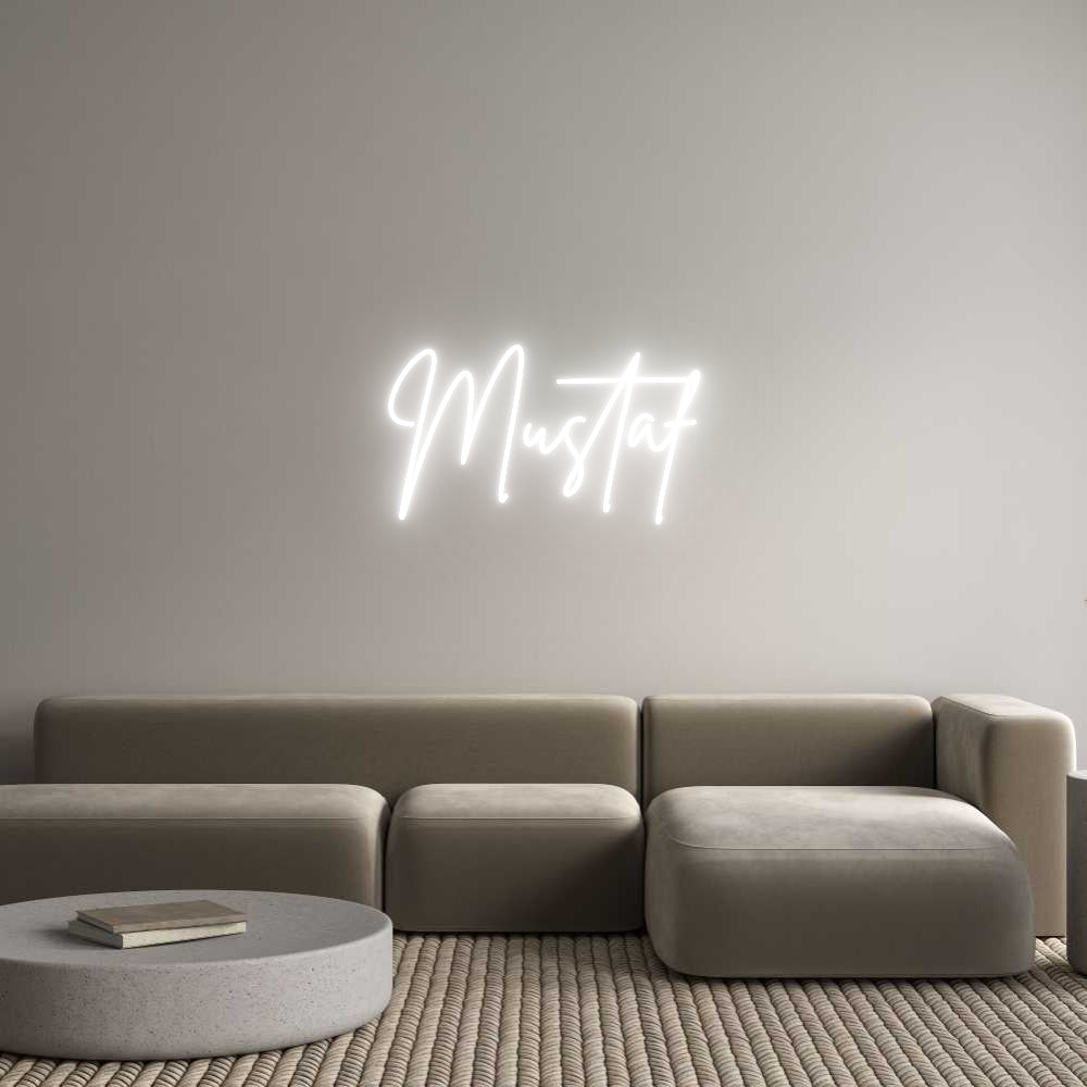Custom Neon Sign Online Editor Mustaf
