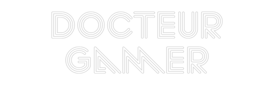 Custom Neon Sign Online Editor Docteur
Gamer