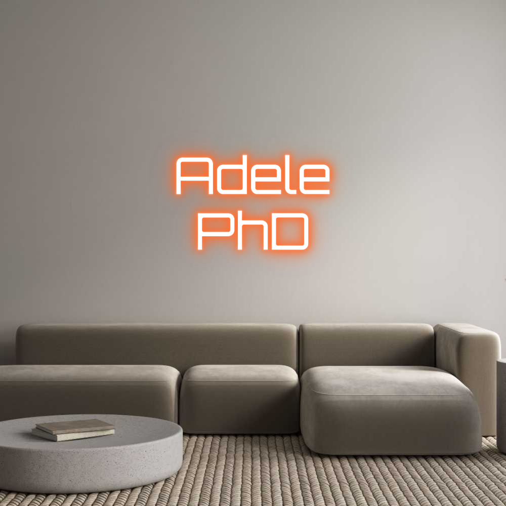 Custom Neon Sign Online Editor Adele
PhD