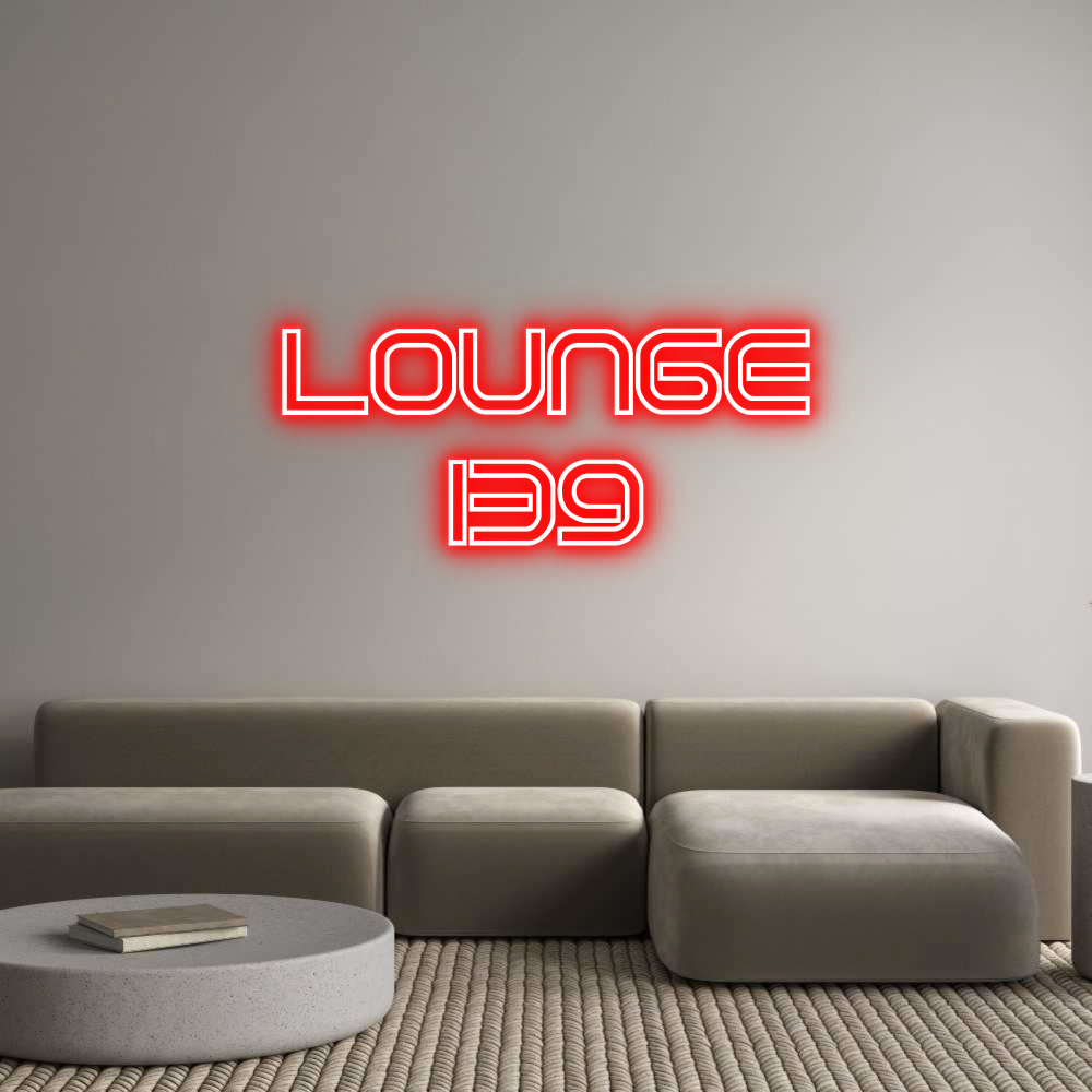 Custom Neon Sign Online Editor LOUNGE
139