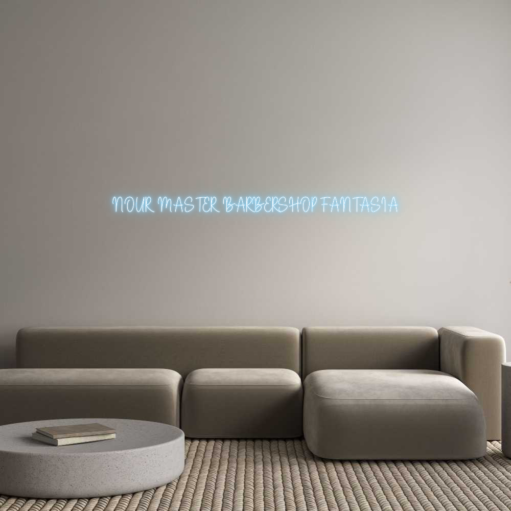 Custom Neon Sign Online Editor NOUR MASTER B...