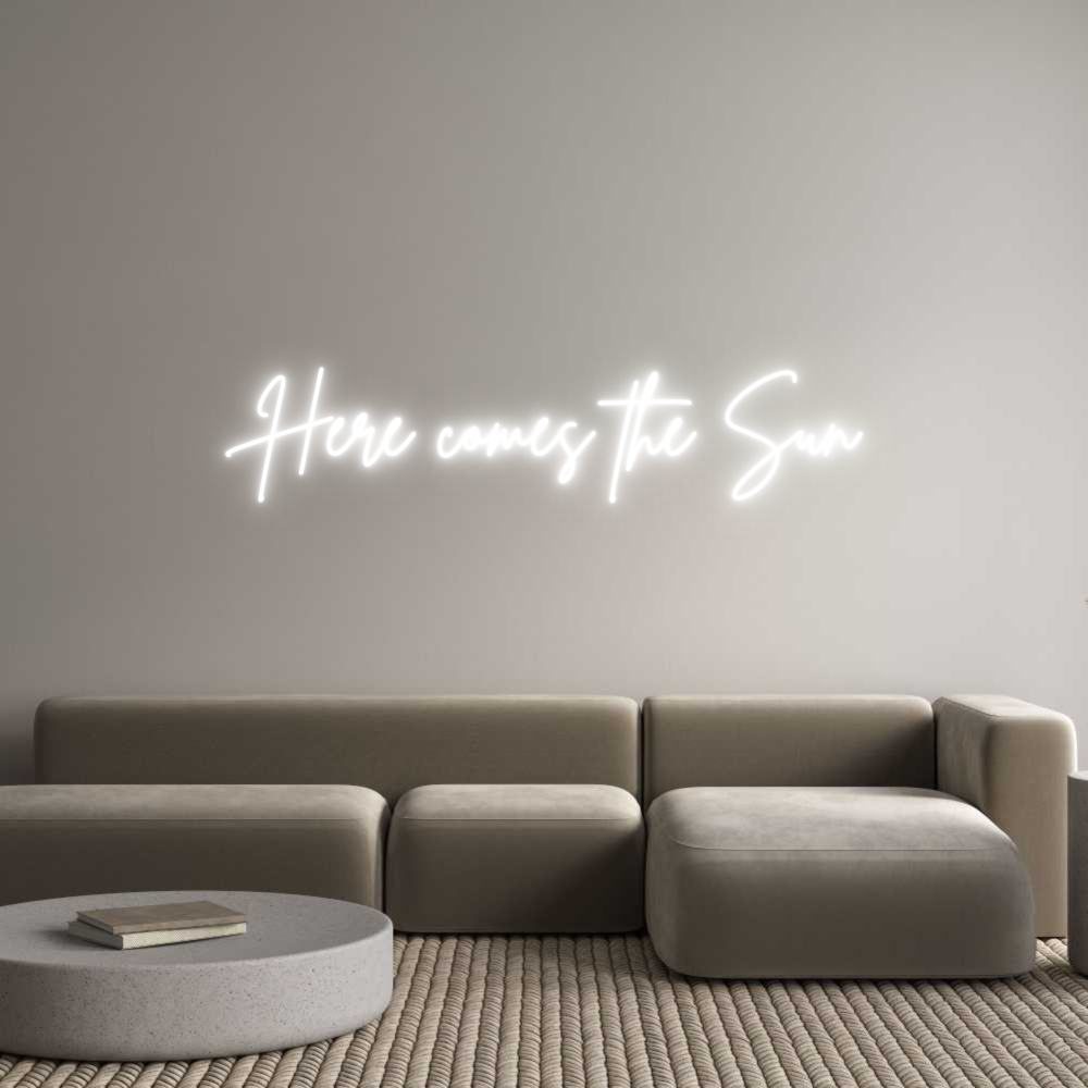 Custom Neon Sign Online Editor Here comes th...