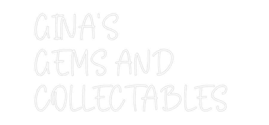 Custom Neon Sign Online Editor GINA’S
GEMS ...