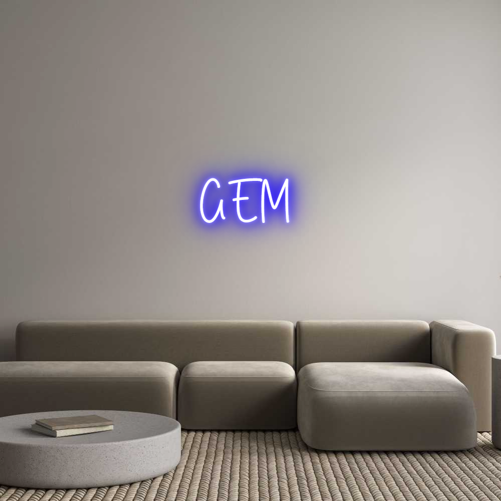 Custom Neon Sign Online Editor GEM
