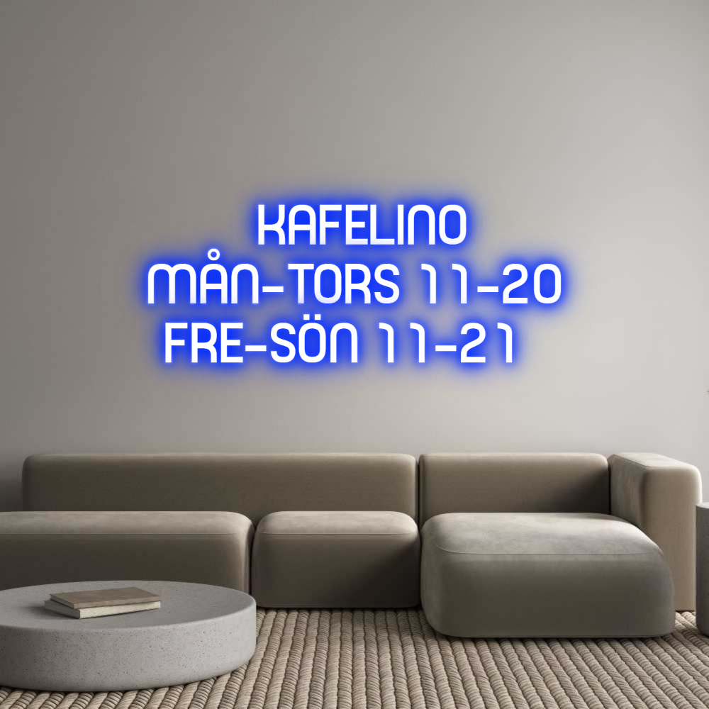 Custom Back Lit Neon Sign Online Editor  KAFELINO
MÅ...