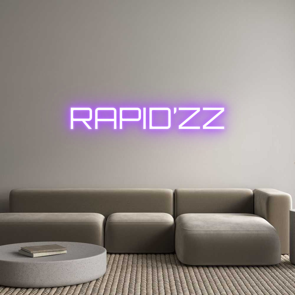 Custom Neon Sign Online Editor RAPID’ZZ