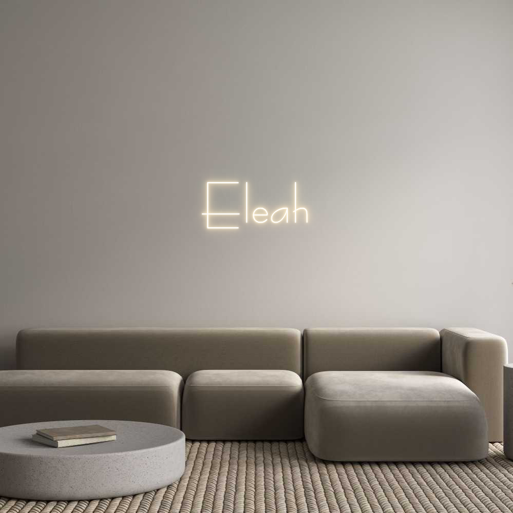 Custom Neon Sign Online Editor Eleah