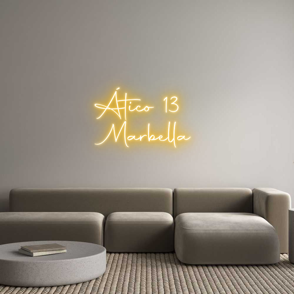 Custom Back Lit Neon Sign Online Editor Ático 13
Mar...