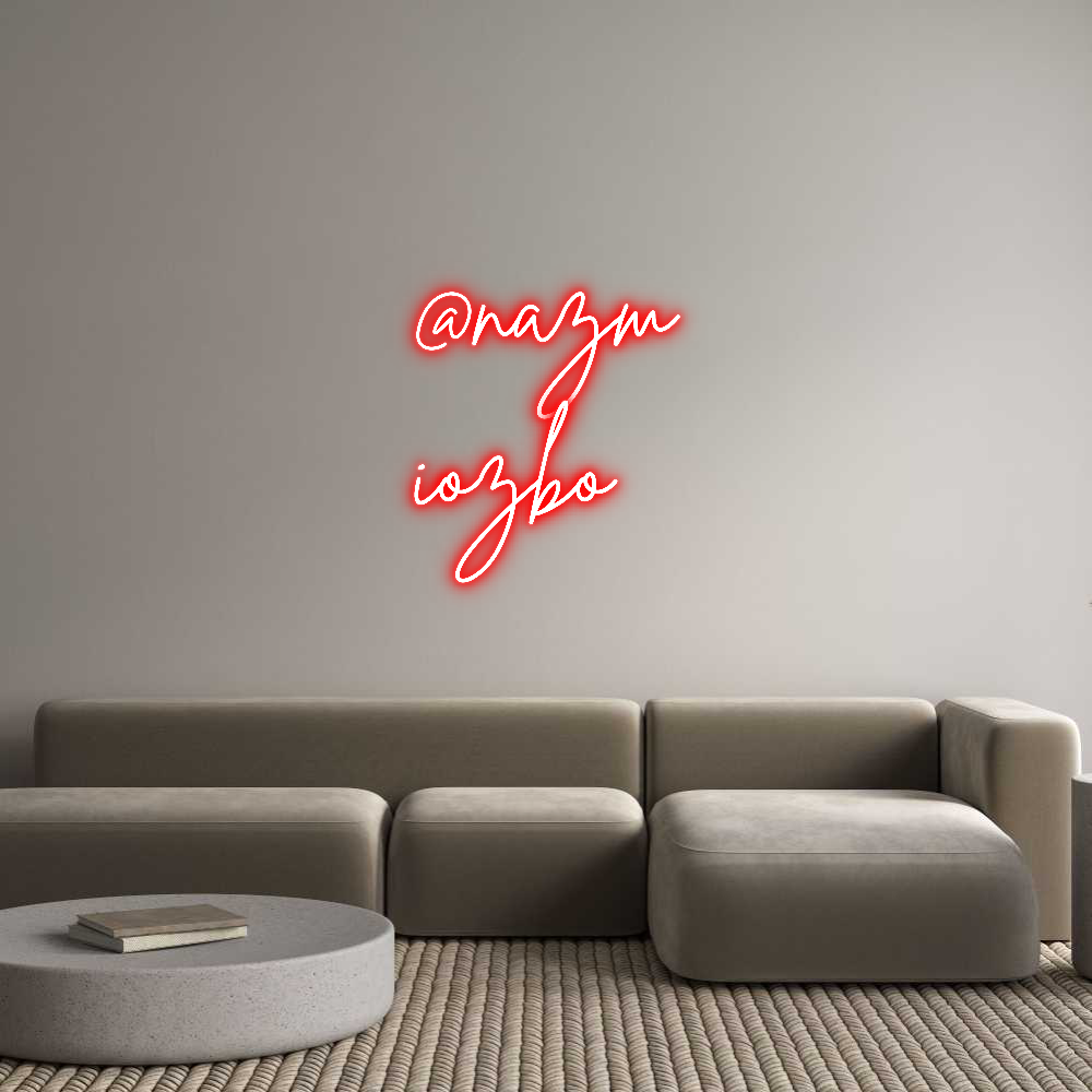 Custom Neon Sign Online Editor @nazm
iozbo
