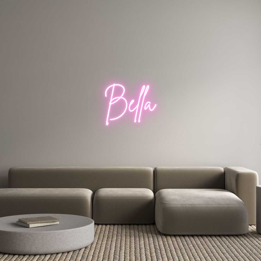 Custom Neon Sign Online Editor Bella