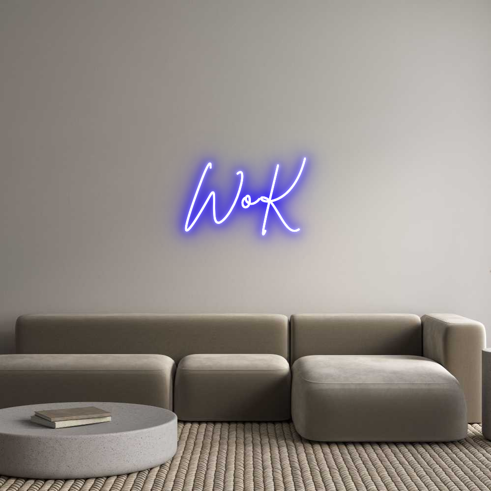 Custom Neon Sign Online Editor WoK