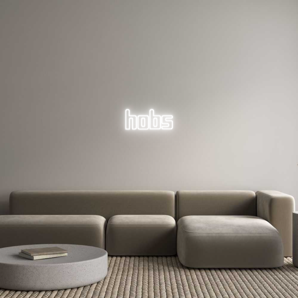 Custom Neon Sign Online Editor hobs