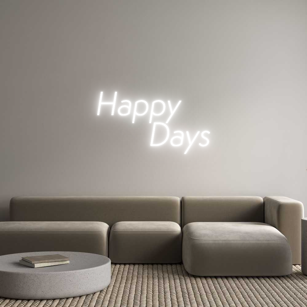 Custom Neon Sign Online Editor Happy
      ...