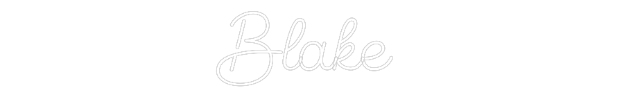 Custom Neon Sign Online Editor Blake