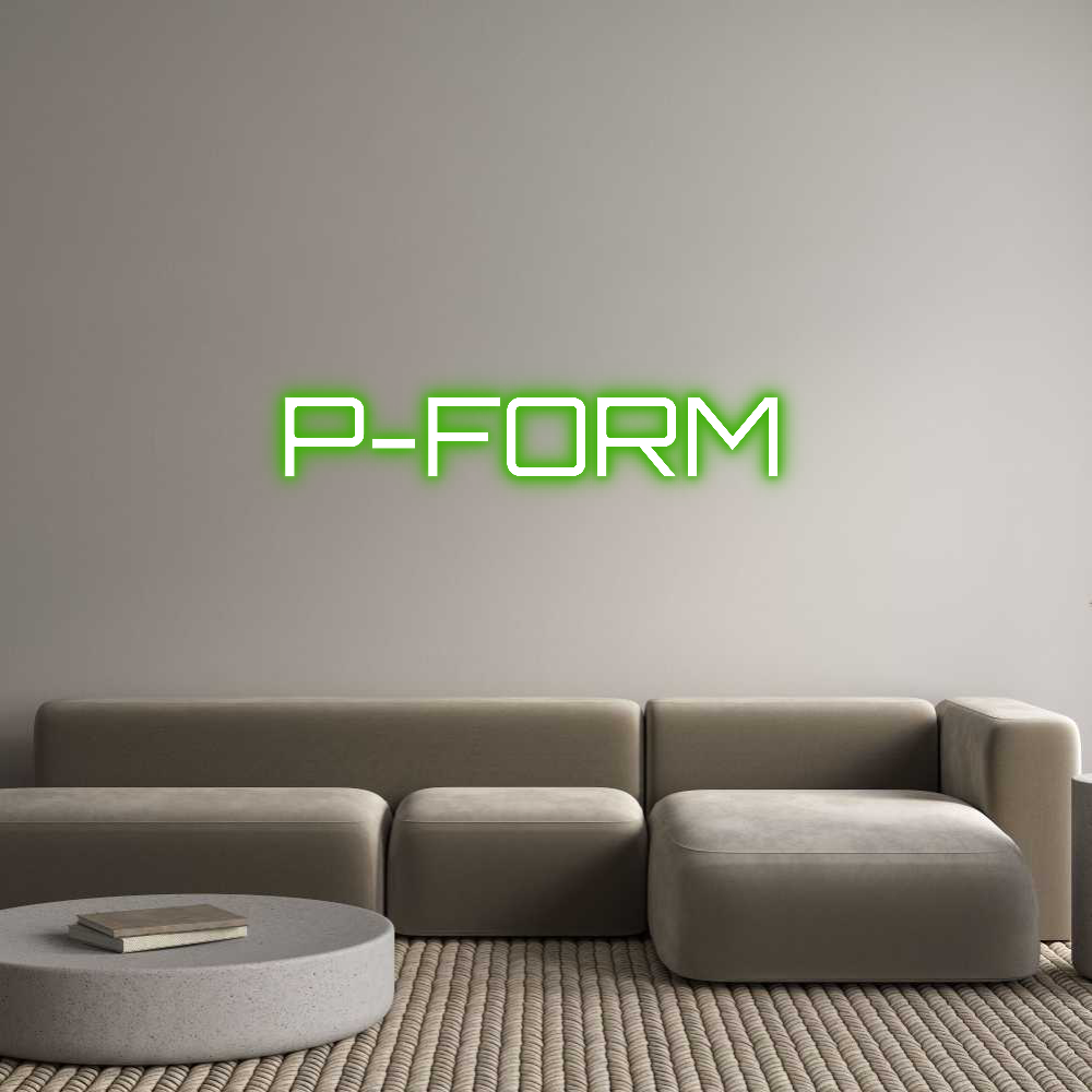 Custom Neon Sign Online Editor P-FORM