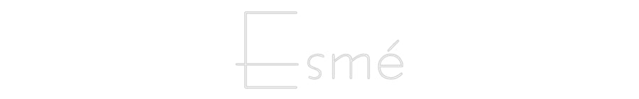 Custom Neon Sign Online Editor Esmé