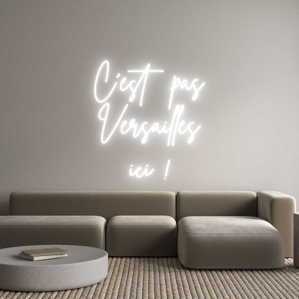 Custom Neon Sign Online Editor C'est pas
Ve...