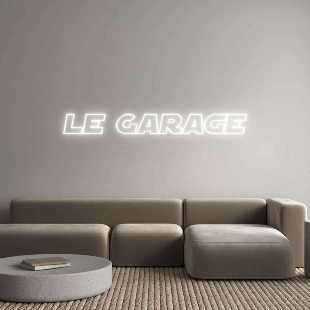 Custom Neon Sign Online Editor Le Garage