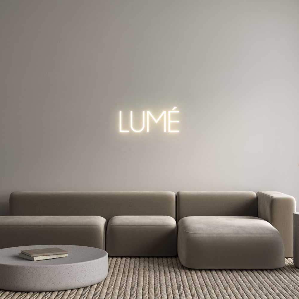 Custom Neon Sign Online Editor LUMÉ