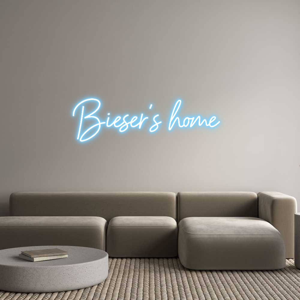 Custom Neon Sign Online Editor Bieser‘s home