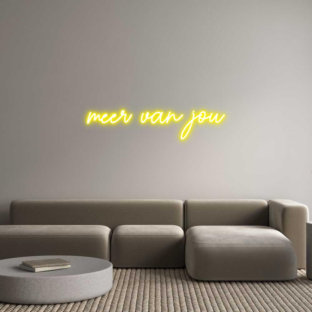 Custom Neon Sign Online Editor meer van jou