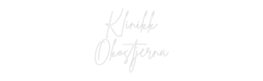 Custom Neon Sign Online Editor Klinikk
Økos...