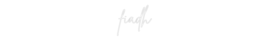 Custom Neon Sign Online Editor fiadh