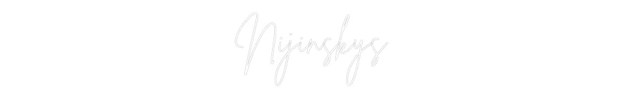Custom Neon Sign Online Editor Nijinskys