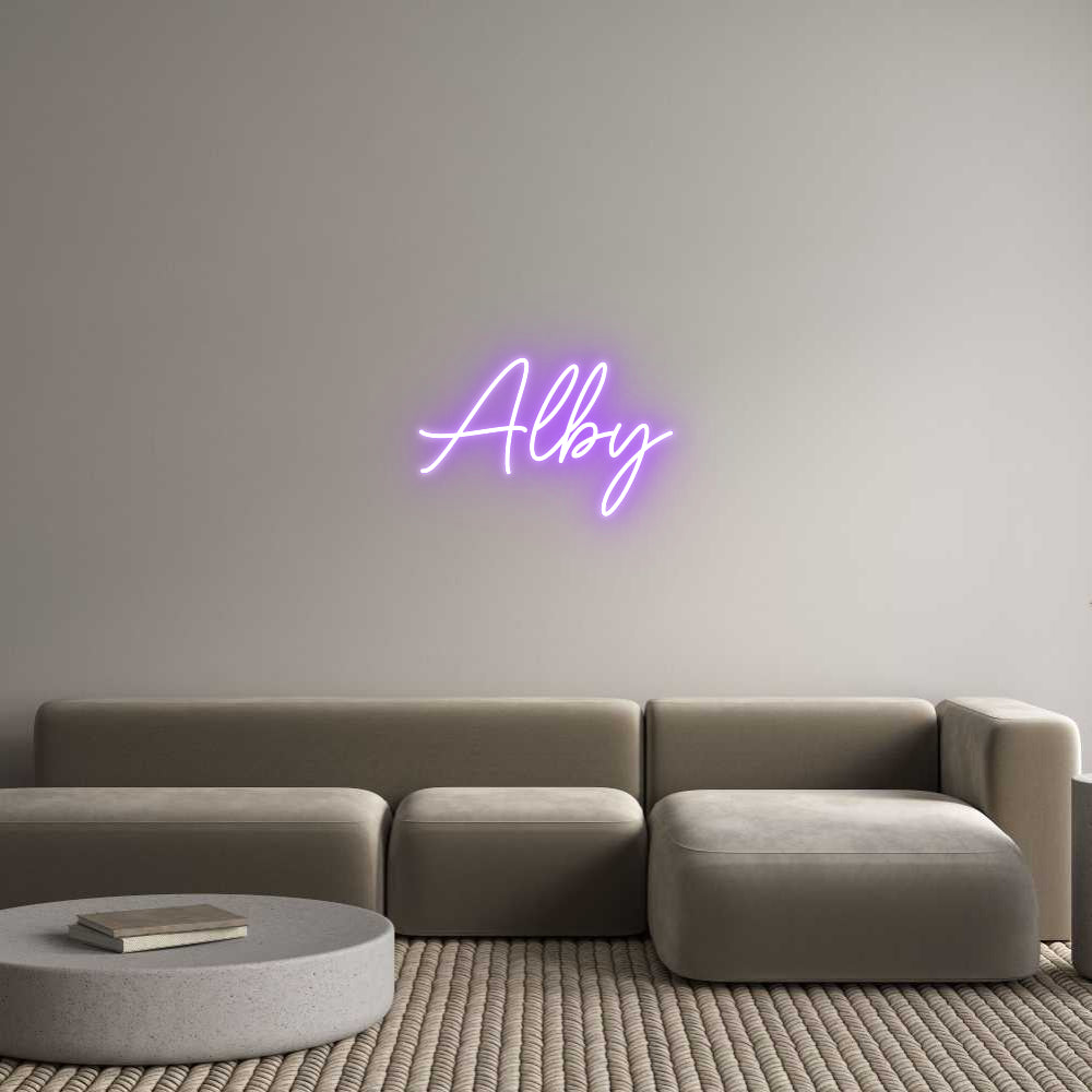 Custom Neon Sign Online Editor Alby