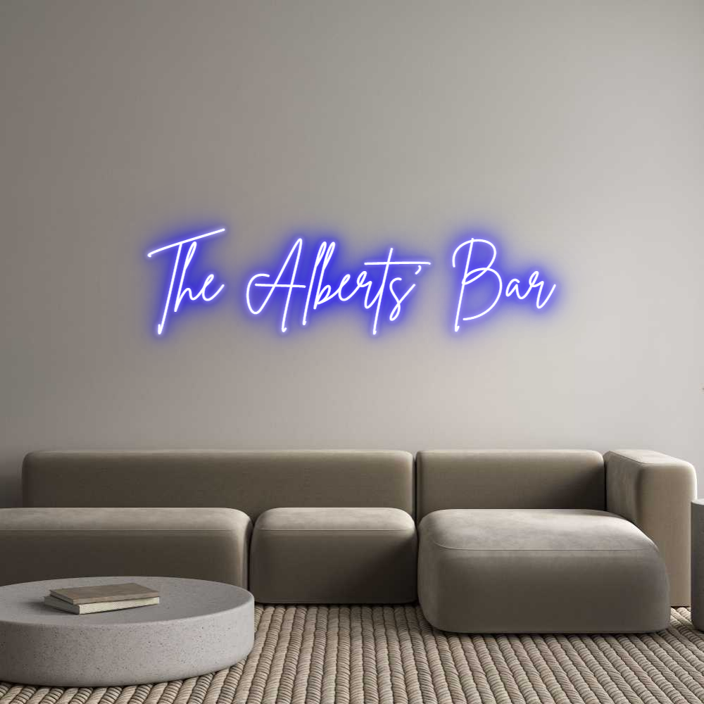 Custom Neon Sign Online Editor The Alberts' ...