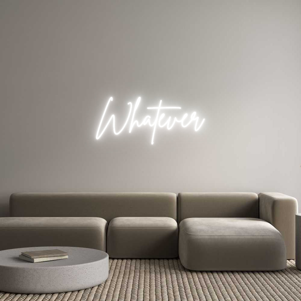 Custom Neon Sign Online Editor Whatever
