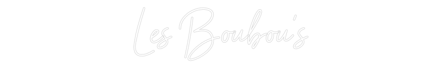 Custom Neon Sign Online Editor Les Boubou's