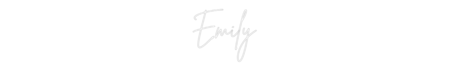 Custom Neon Sign Online Editor Emily