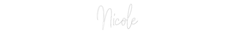 Custom Neon Sign Online Editor Nicole