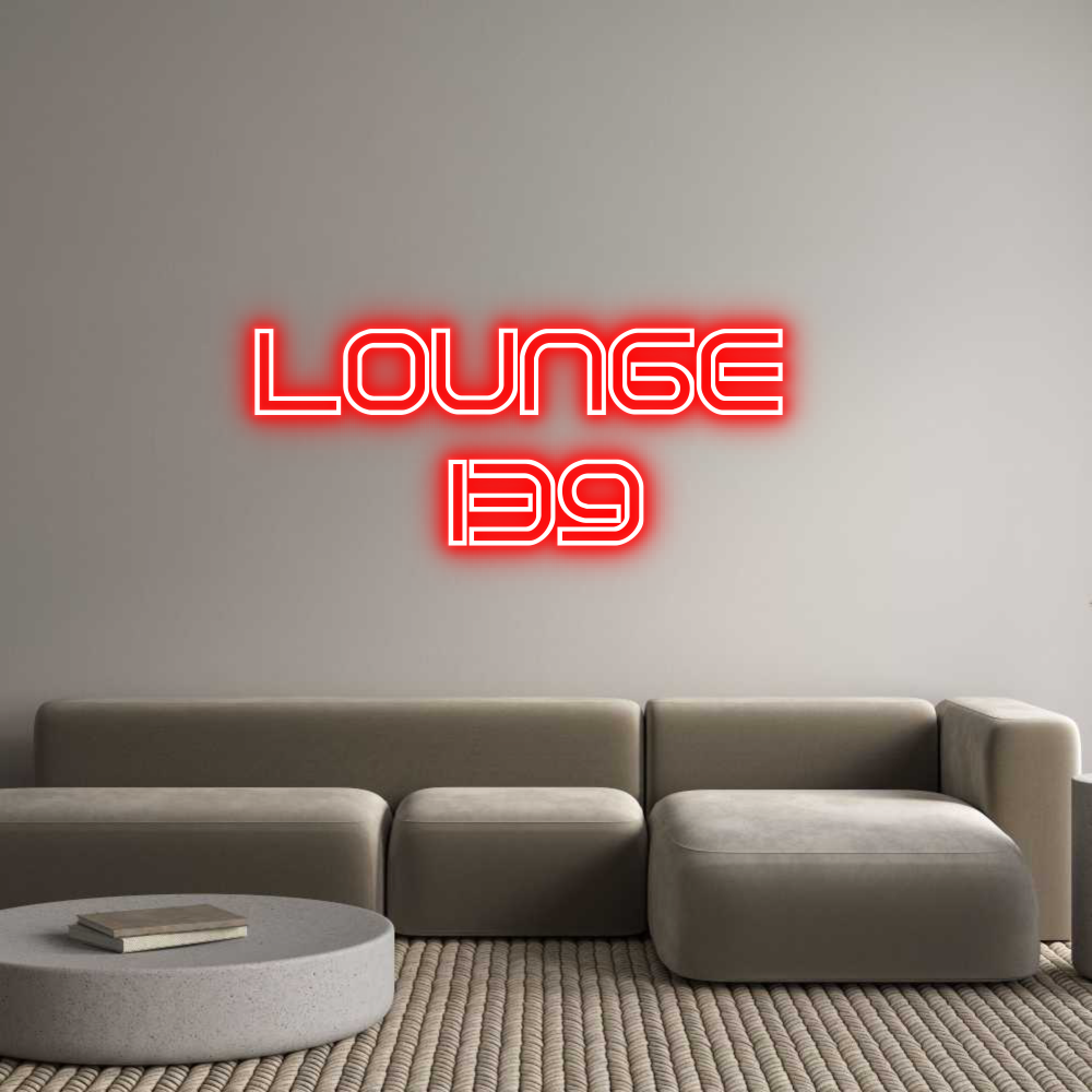 Custom Neon Sign Online Editor LOUNGE 
139