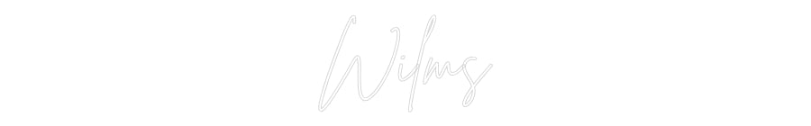 Custom Neon Sign Online Editor Wilms