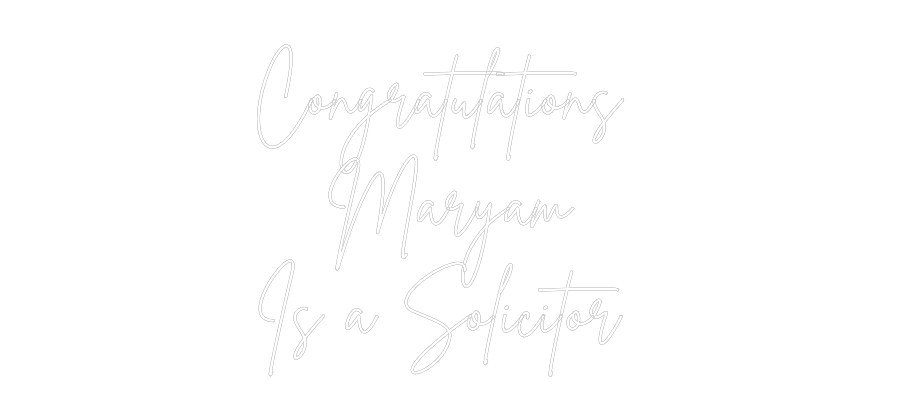 Custom Neon Sign Online Editor Congratulatio...