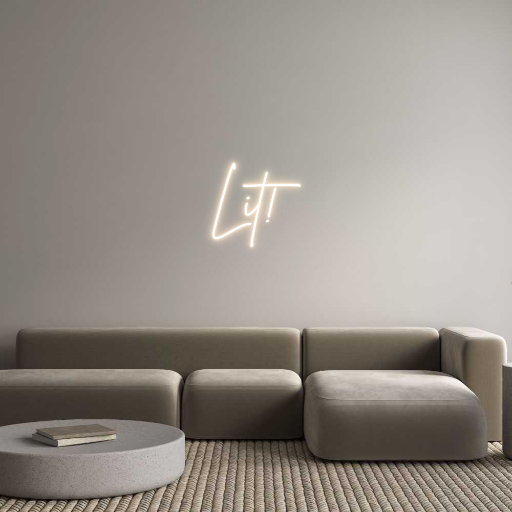 Custom Back Lit Neon Sign Online Editor Lit!