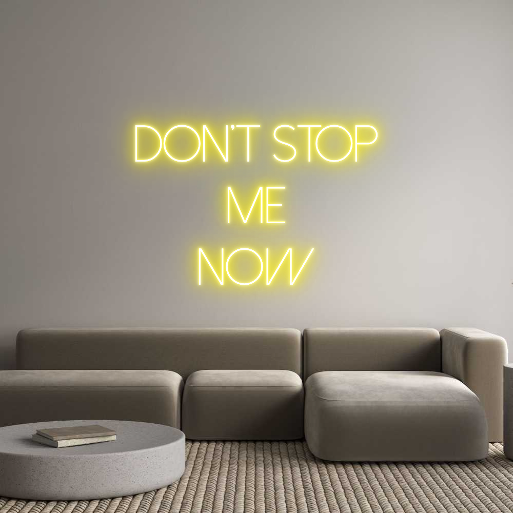 Custom Neon Sign Online Editor don't stop
m...