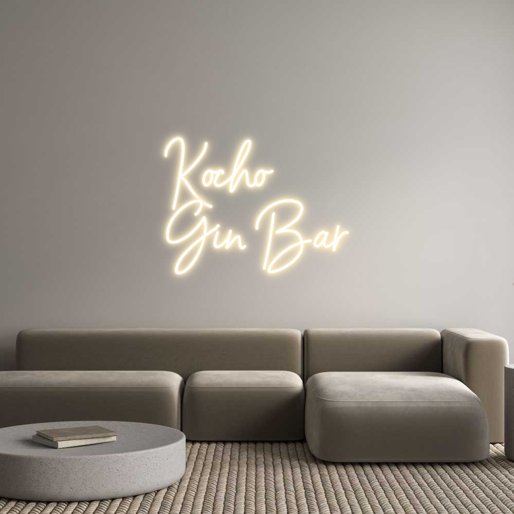 Custom Neon Sign Online Editor Kocho
Gin Bar
