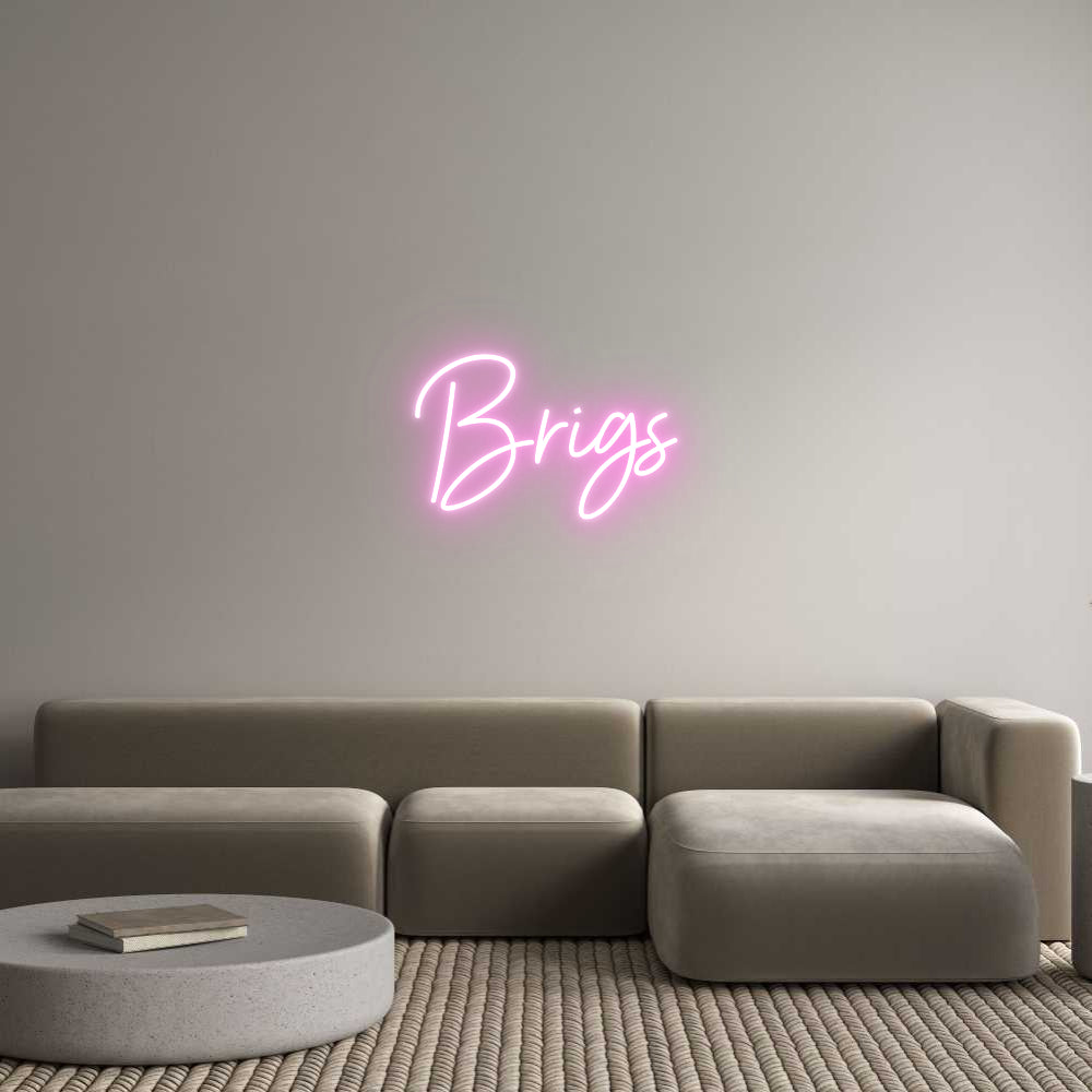 Custom Neon Sign Online Editor Brigs