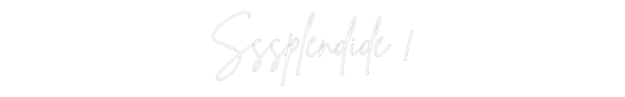 Custom Neon Sign Online Editor Sssplendide !