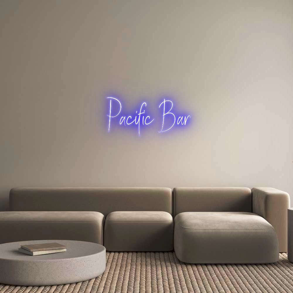 Custom Neon Sign Online Editor  Pacific Bar